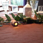 Guirlande lumineuse "la Touraine" en bouchons en liège-Chemin de table -Arts de la Table