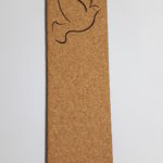 Marque-pages en liège recyclé - Colombe -50 x 195 mm- épaisseur 2 mm