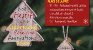 Affiche Marché de Noël à St Aignan (41)